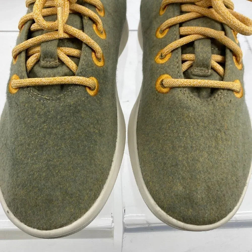 Allbirds Womens Wool‎ Runners Green Running Shoes Sneakers Size 8